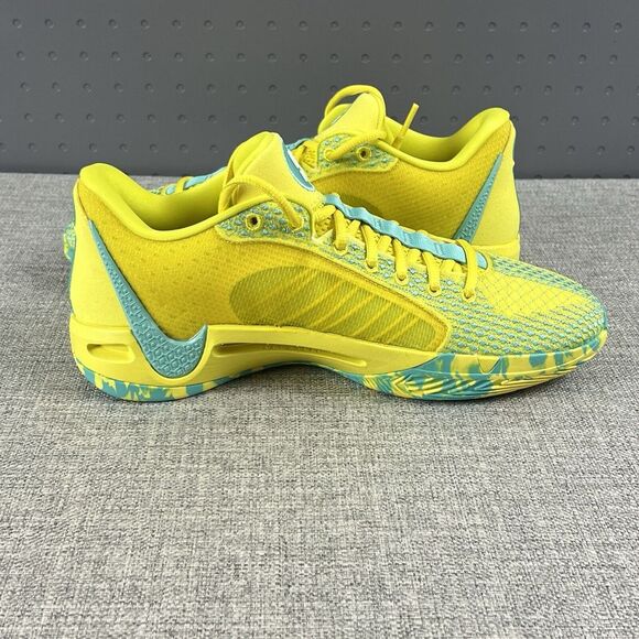 Nike Sabrina 1 By You Yellow Teal New Sneakers FJ4036-900 Mens 9.5 / WMNS 11 - Picture 6 of 11